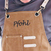 Close up of personalized apron