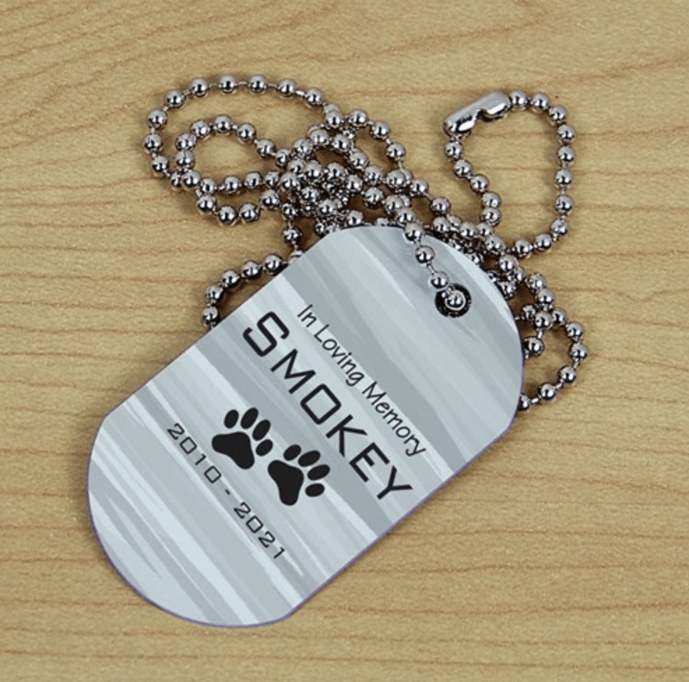 Pet Memory Dog Tag