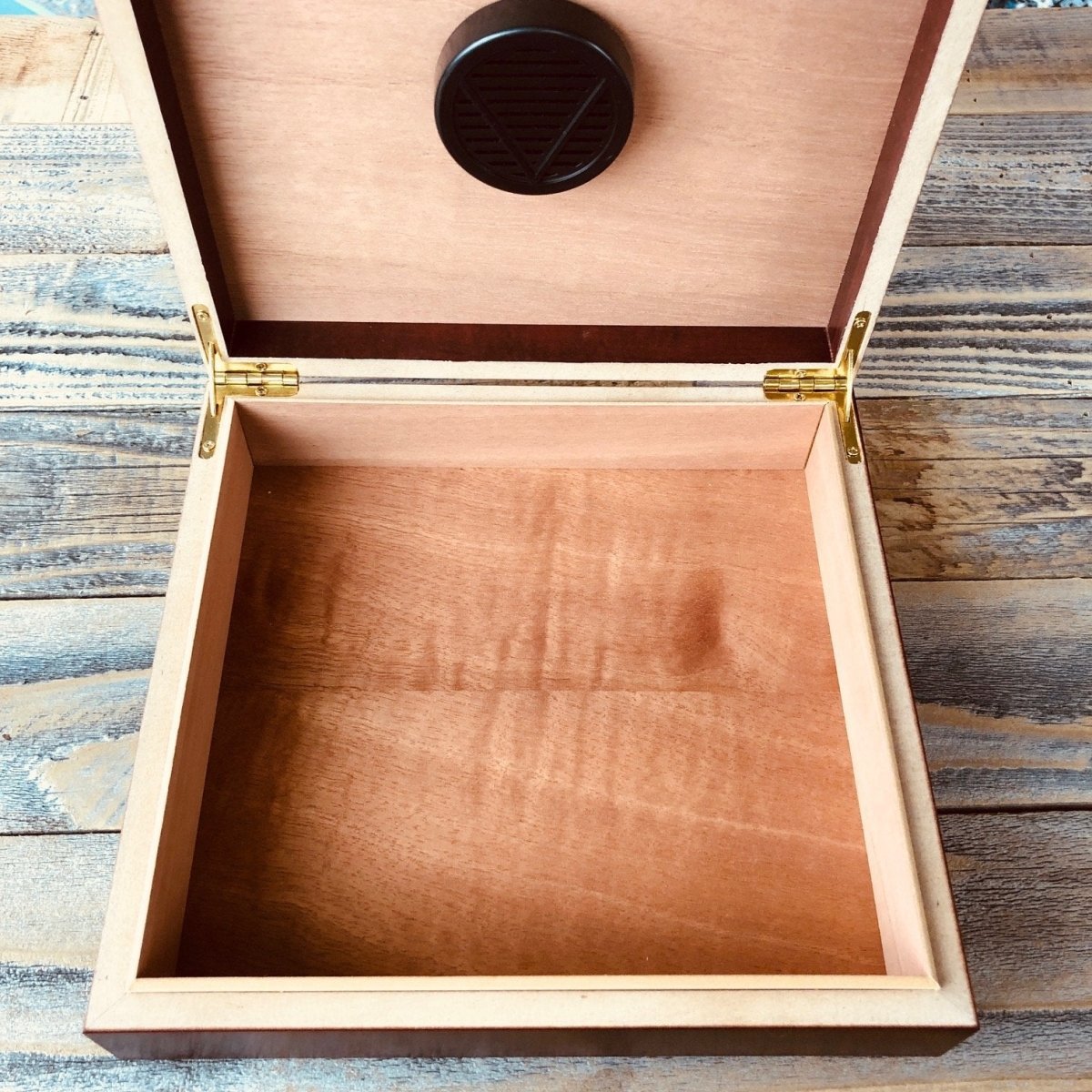 Unique Personalized Burl Personalized Humidor Customized Gifts for Men by Groovy Guy