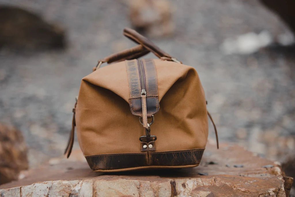 Unique Personalized Augustine Duffel Customized Duffle Bag Gifts for Men by Groovy Guy