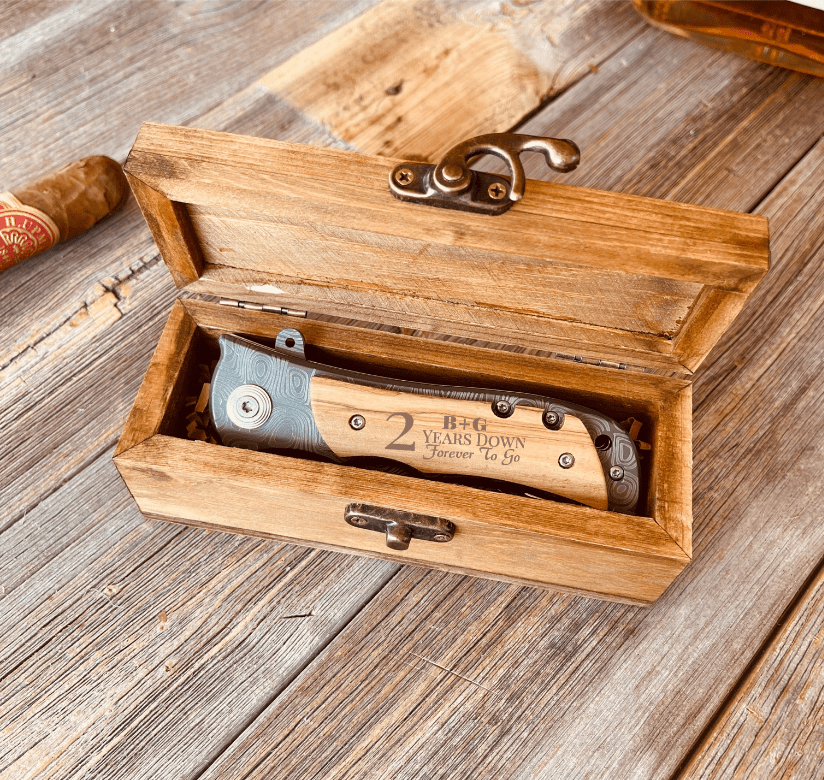 Unique Personalized Knife to Remember Customized Anniversary Gifts for Men by Groovy Guy