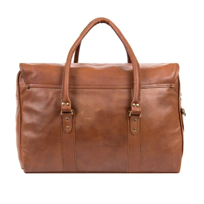 Personalized Leather Duffle Bag Groovy Guy Gifts
