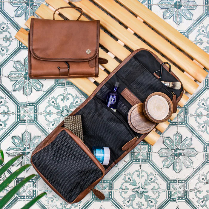 Personalized hanging toiletry 2025 bag for him