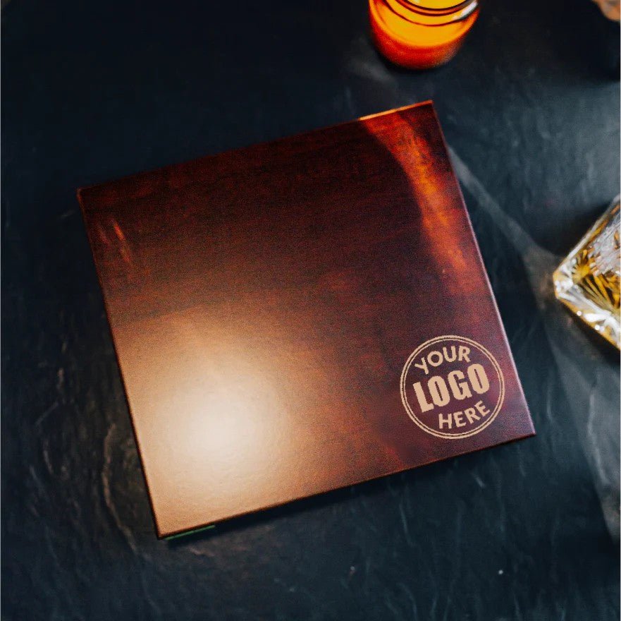 Unique Personalized Custom Logo Keepsake Box Customized Logo Gifts for Men by Groovy Guy