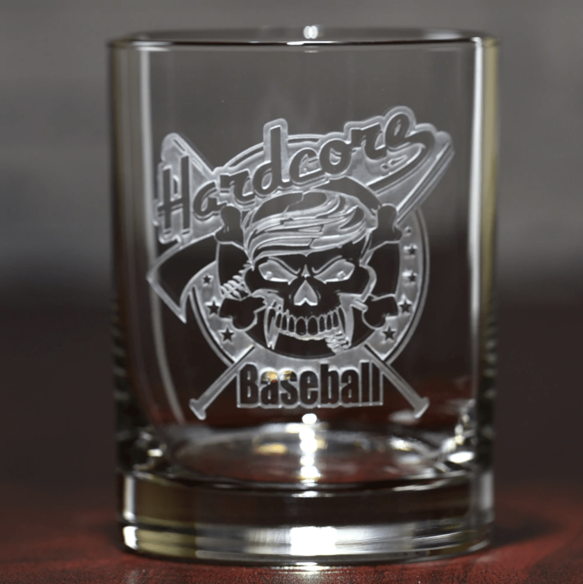 Unique Personalized Custom Logo Bourbon Whiskey Glass Customized Drinkware Gifts for Men by Groovy Guy