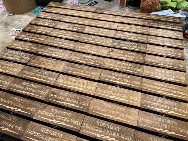 Unique Personalized Logo on Carbon Knife Customized Logo Gifts for Men by Groovy Guy