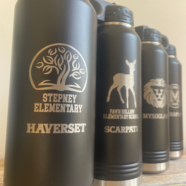 Custom Logo & Name Water Bottle