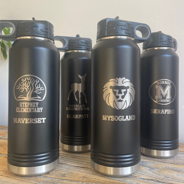 Custom Logo & Name Water Bottle