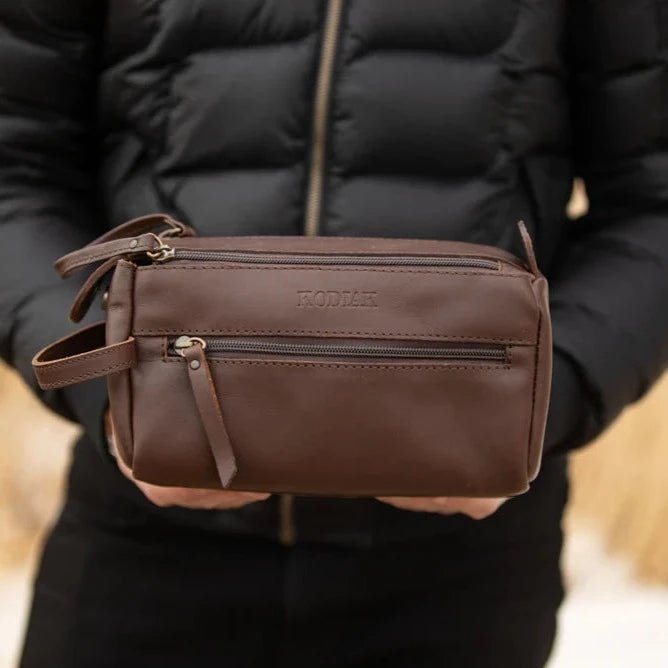 Unique Personalized Yukon Toiletry Bag Customized Man Bags Gifts for Men by Groovy Guy