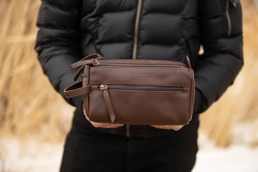 Unique Personalized Yukon Toiletry Bag Customized Man Bags Gifts for Men by Groovy Guy