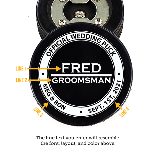 Unique Personalized Puckin' Perfect Wedding Opener Customized Sports Groomsmen Gifts Gifts for Men by Groovy Guy
