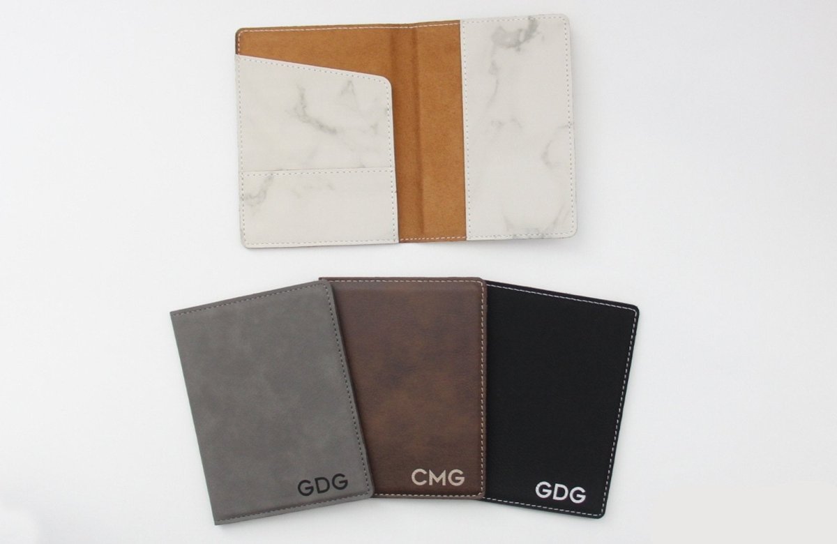 Unique Personalized Jet Personalized Passport Holder Customized Gifts for Men by Groovy Guy