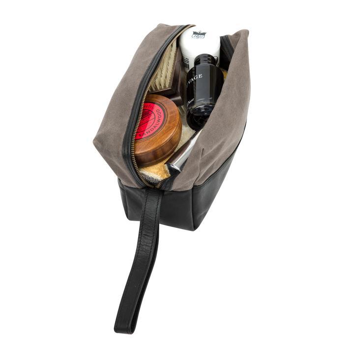 Unique Personalized The Classic Canvas Wash Bag Customized Dopp Kit Gifts for Men by Groovy Guy