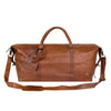 Vintage Brown Leather Duffle