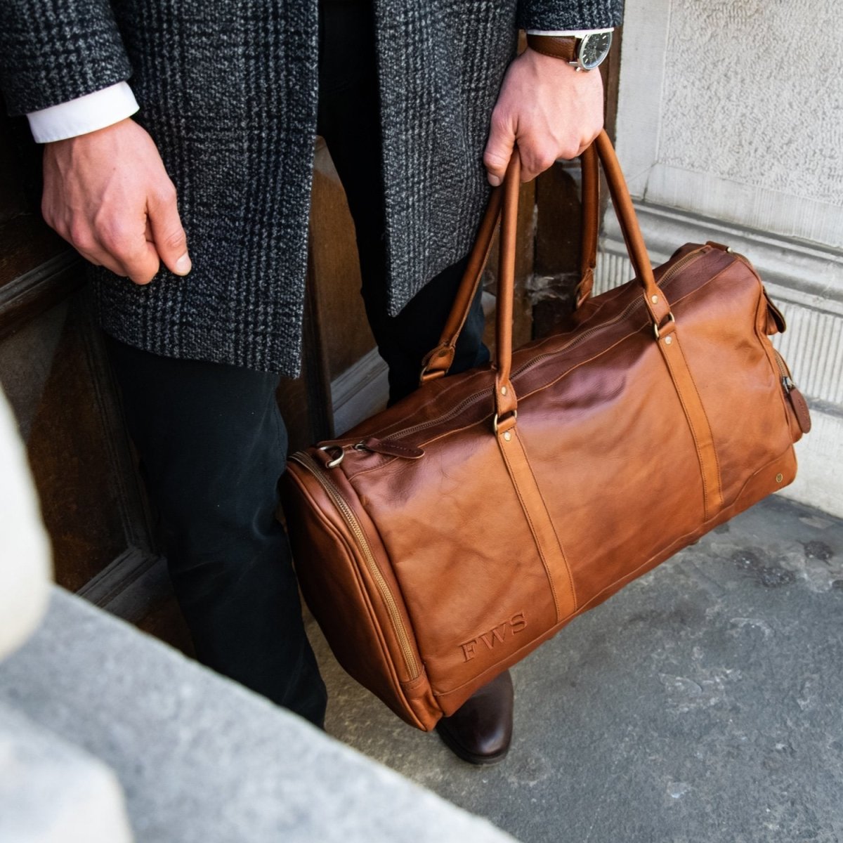 Unique Personalized Luxury Travel Set Customized Gifts for Men by Groovy Guy