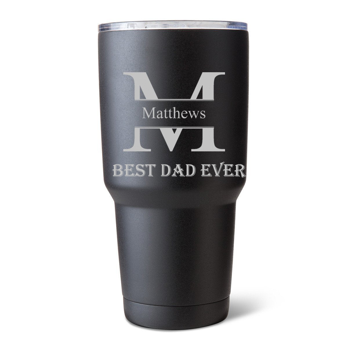 Best Dad Ever Stainless-steel Travel Mug / Personalized Insulated Tumbler  for Dad 