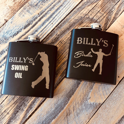 Funny Personalized Golf Flask