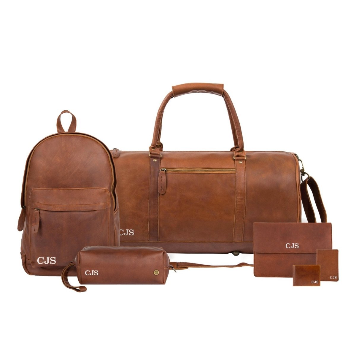 Unique Personalized Complete Man Set Customized Duffels Gifts for Men by Groovy Guy