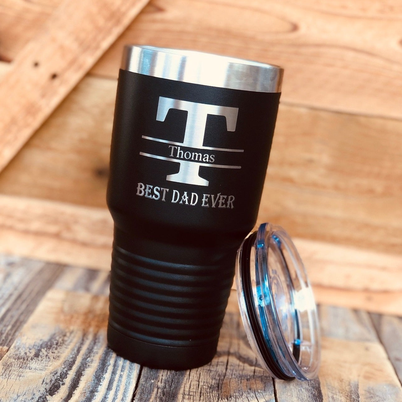 Personalized 30 oz stainless steel travel tumbler- Customizable Drinkware &  Gifts