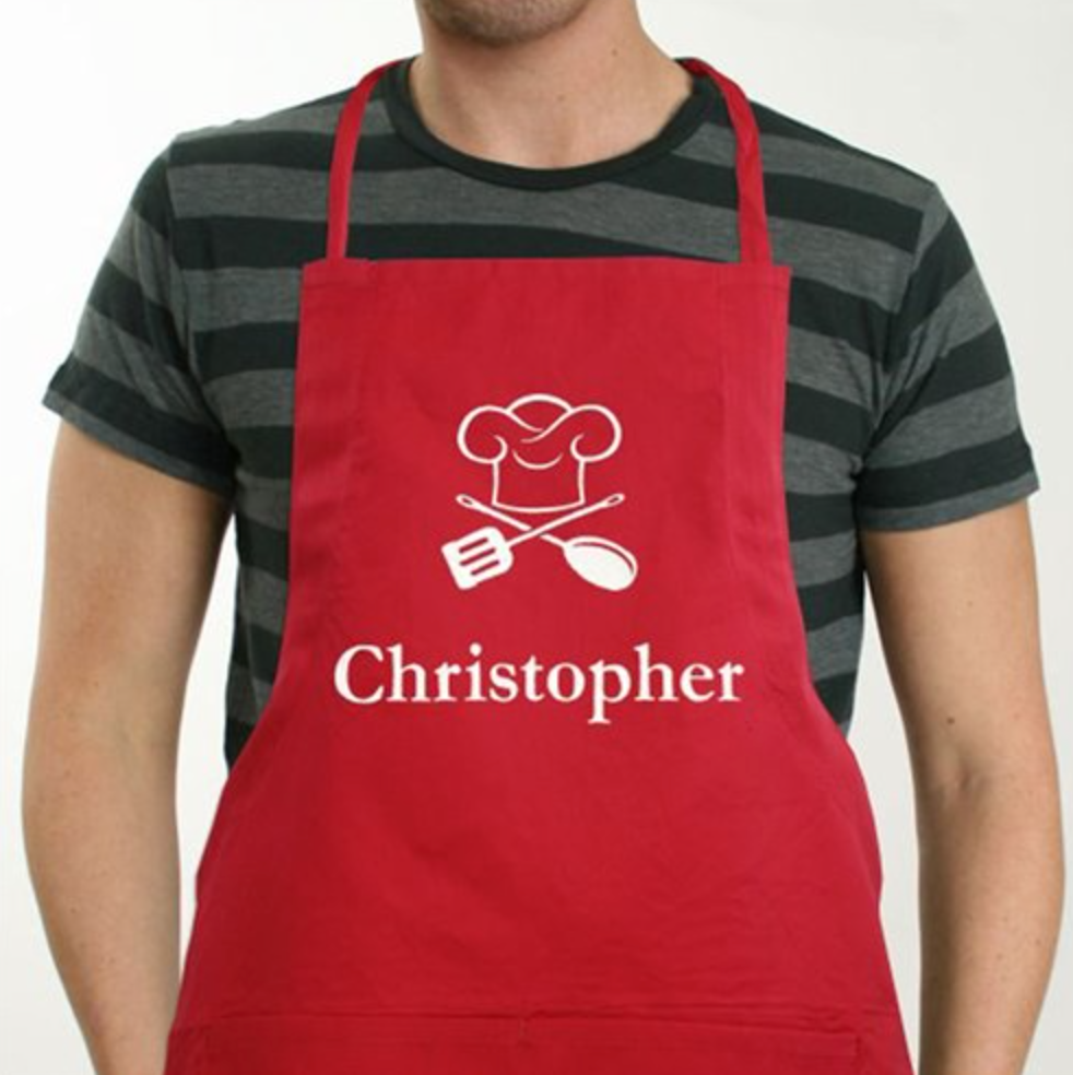 personalized chef apron