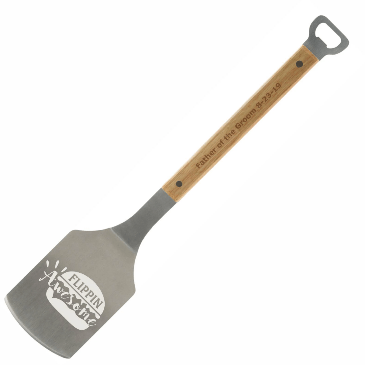 Unique Personalized Grill Master Spatula Customized Guy Gifts Gifts for Men by Groovy Guy