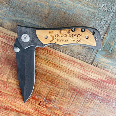 Men's Anniversary Gift Custom Knife