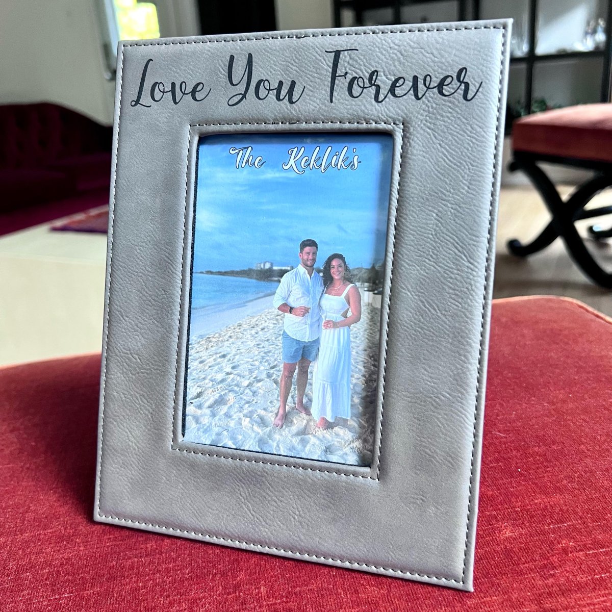 Unique Personalized Love You Forever Frame Customized Picture Frames Gifts for Men by Groovy Guy