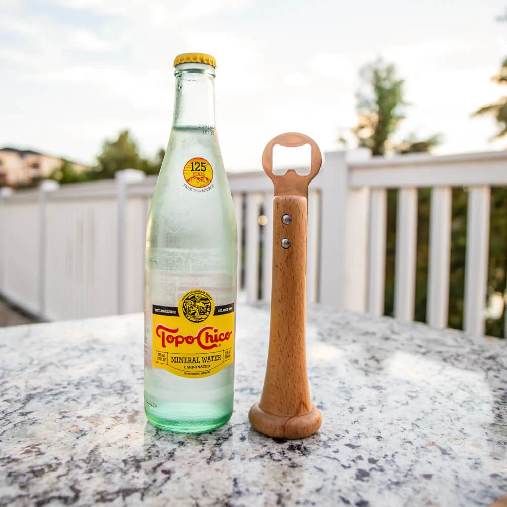 Personalized baseball bat bottle opener with custom engraving

