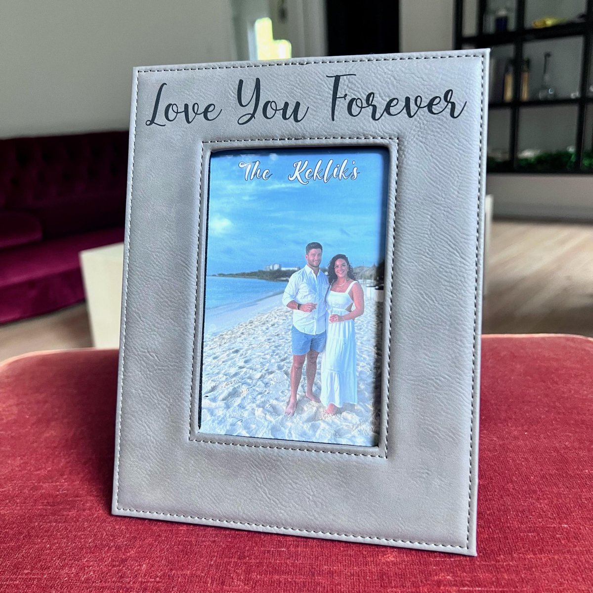 Unique Personalized Love You Forever Frame Customized Picture Frames Gifts for Men by Groovy Guy