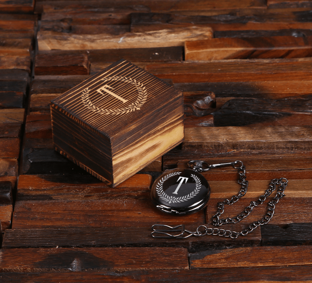 Unique Personalized Pocket The Time Customized watch Gifts for Men by Groovy Guy