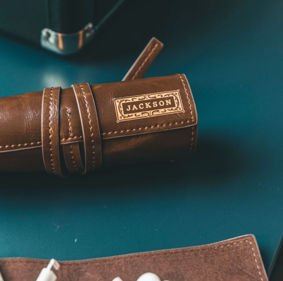 Unique Personalized Roll - up Genie Customized Wallets Gifts for Men by Groovy Guy