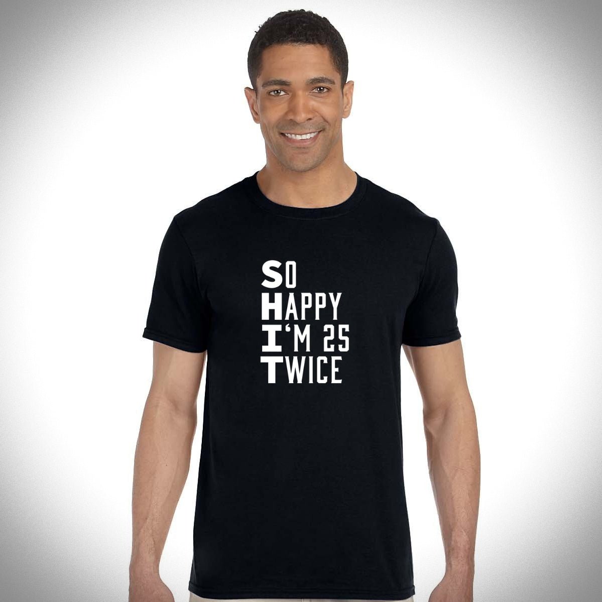 Unique Personalized S.H.I.T. I'm 50 Shirt Customized Gifts for Men by Groovy Guy