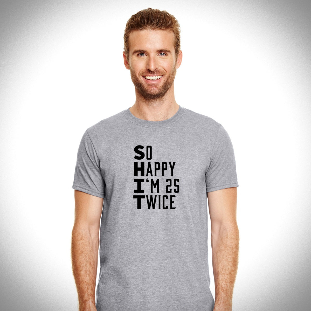 Unique Personalized S.H.I.T. I'm 50 Shirt Customized Gifts for Men by Groovy Guy