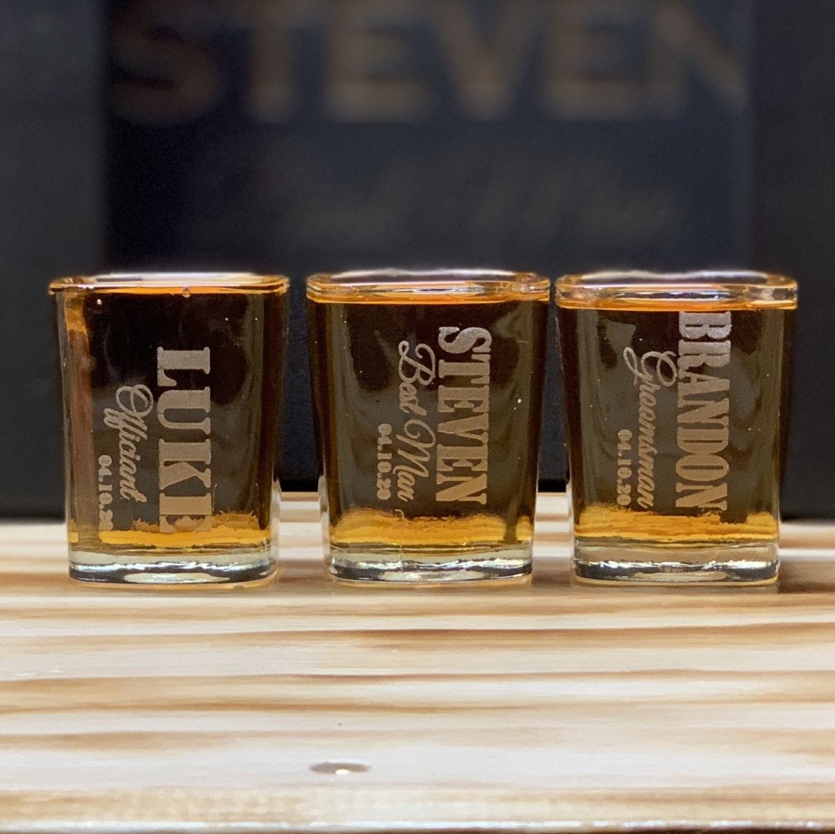 Unique Personalized Little Big Gulp Groomsman Shot Glass Customized Groomsmen Gifts Gifts for Men by Groovy Guy