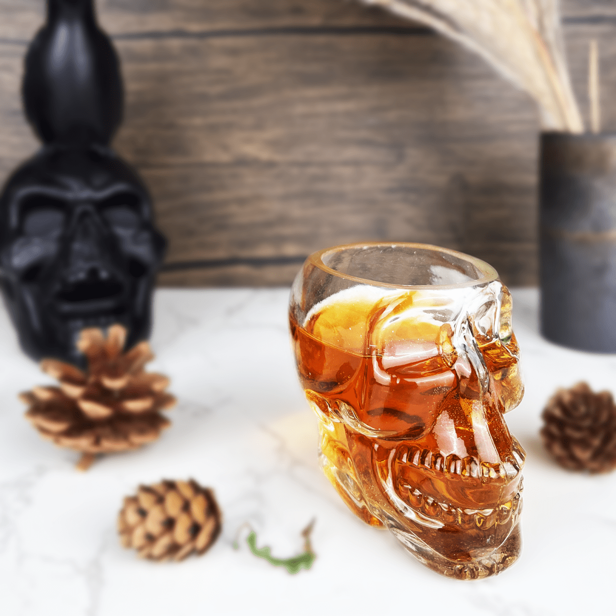 Unique Personalized Skull Shot Glasses Set Customized Shot Glasses Gifts for Men by Groovy Guy