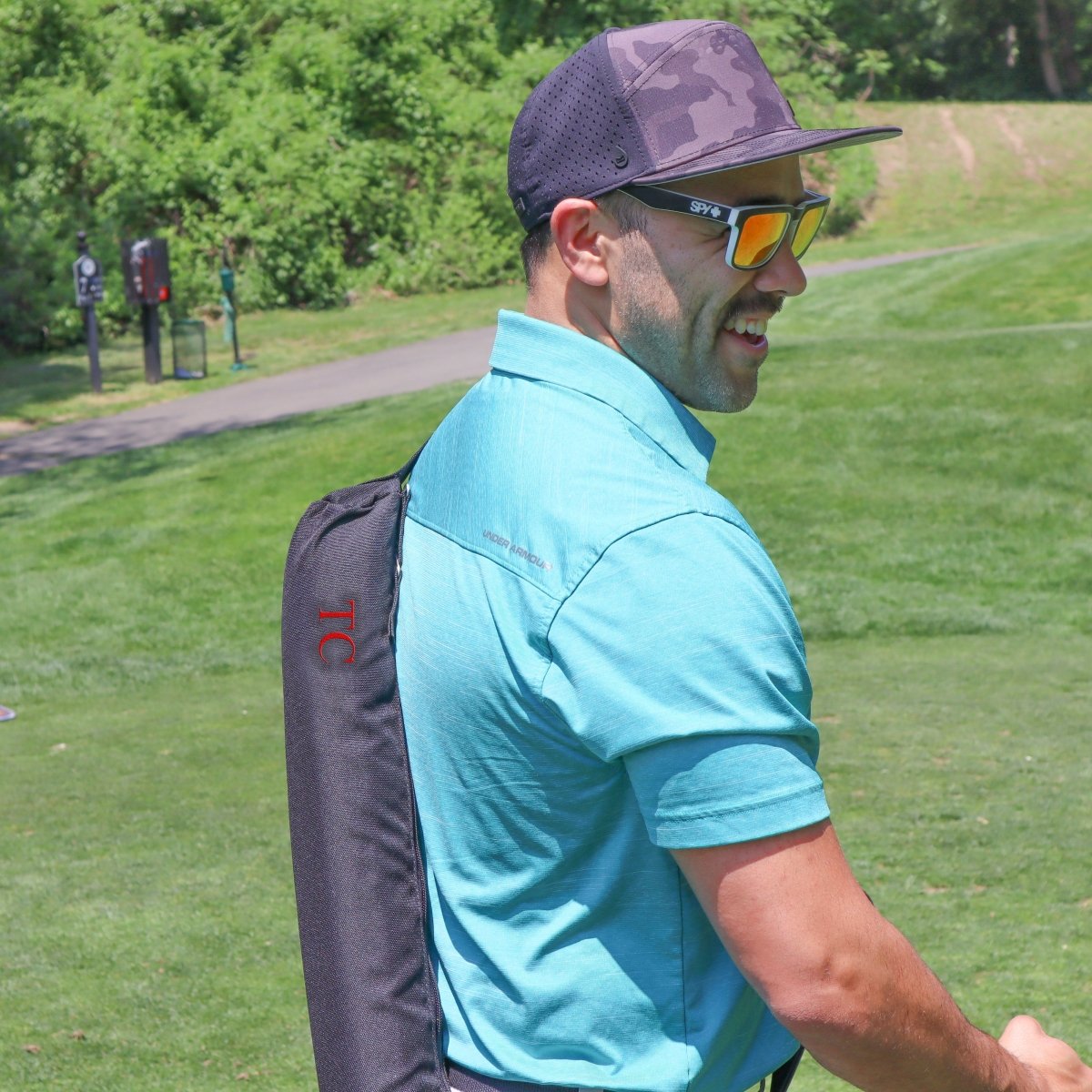 Unique Personalized Custom Golf Bag Beer Sleeve Customized Cooler Gifts for Men by Groovy Guy