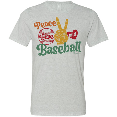 Peace, Love and Baseball Shirt