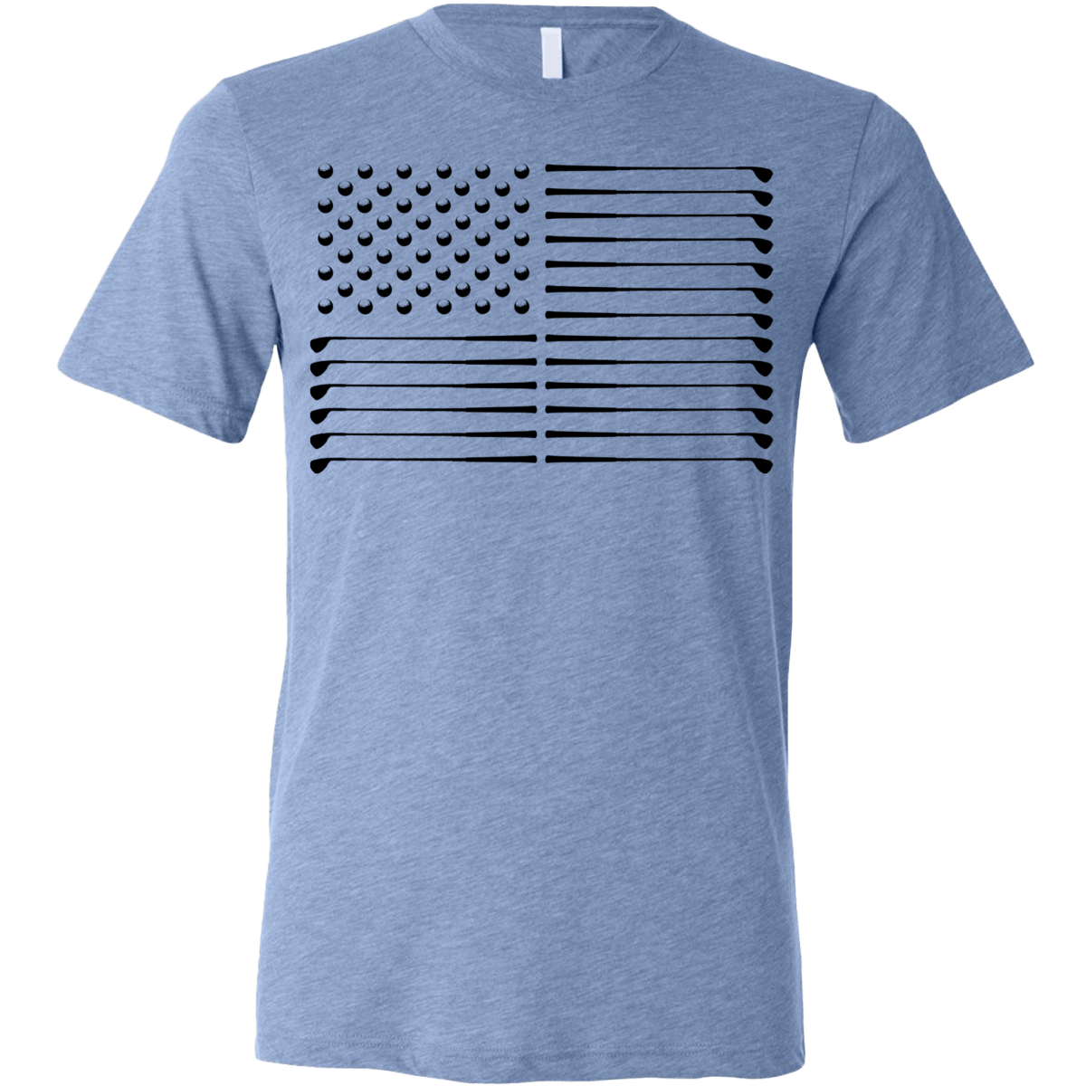 Unique Personalized Flag Golf T-Shirt Customized Gifts for Men by Groovy Guy