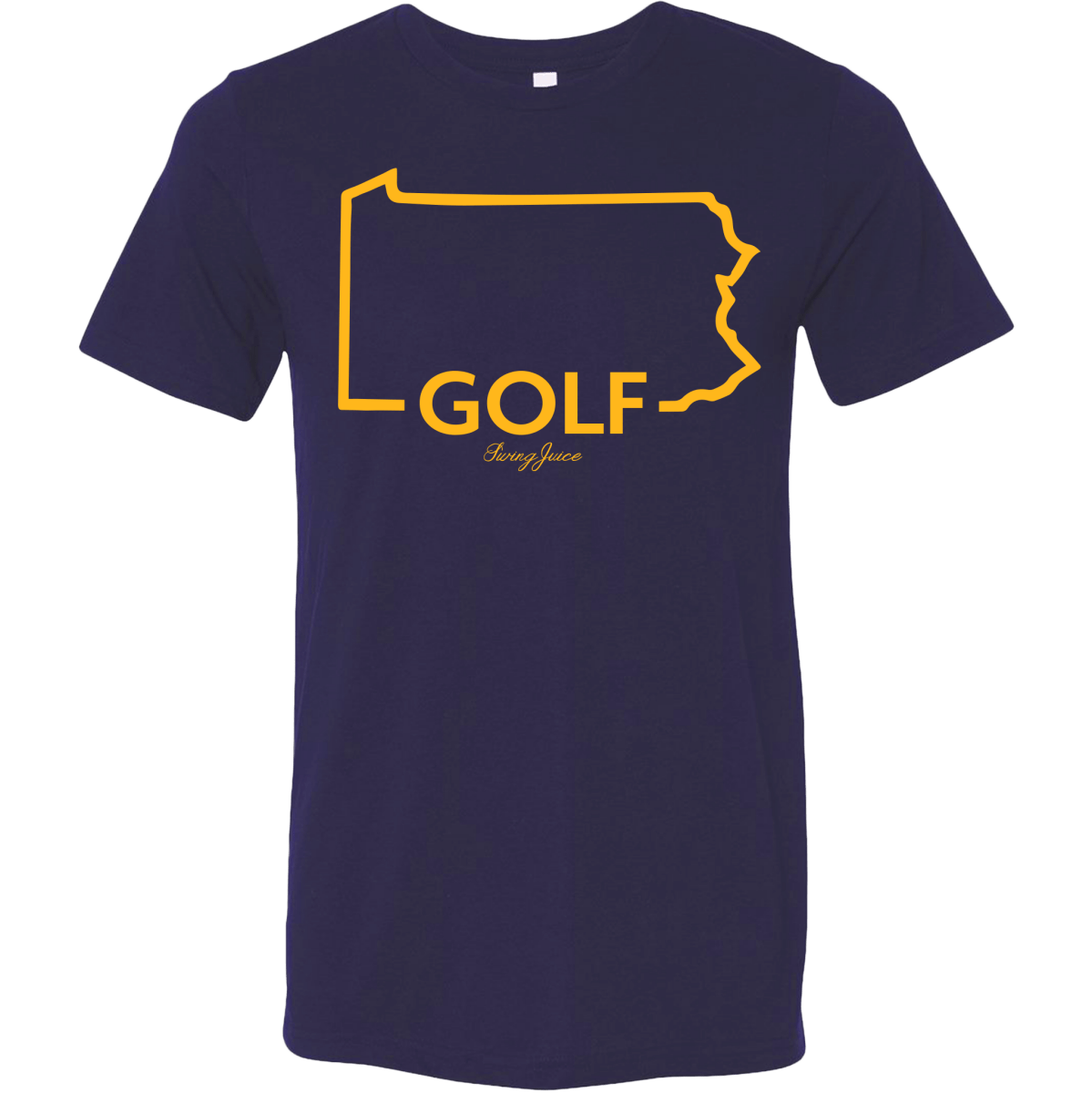 Unique Personalized Pennsylvania Golf T-Shirt Customized Gifts for Men by Groovy Guy