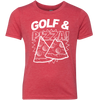 Pizza Red Kids Golf T-Shirt