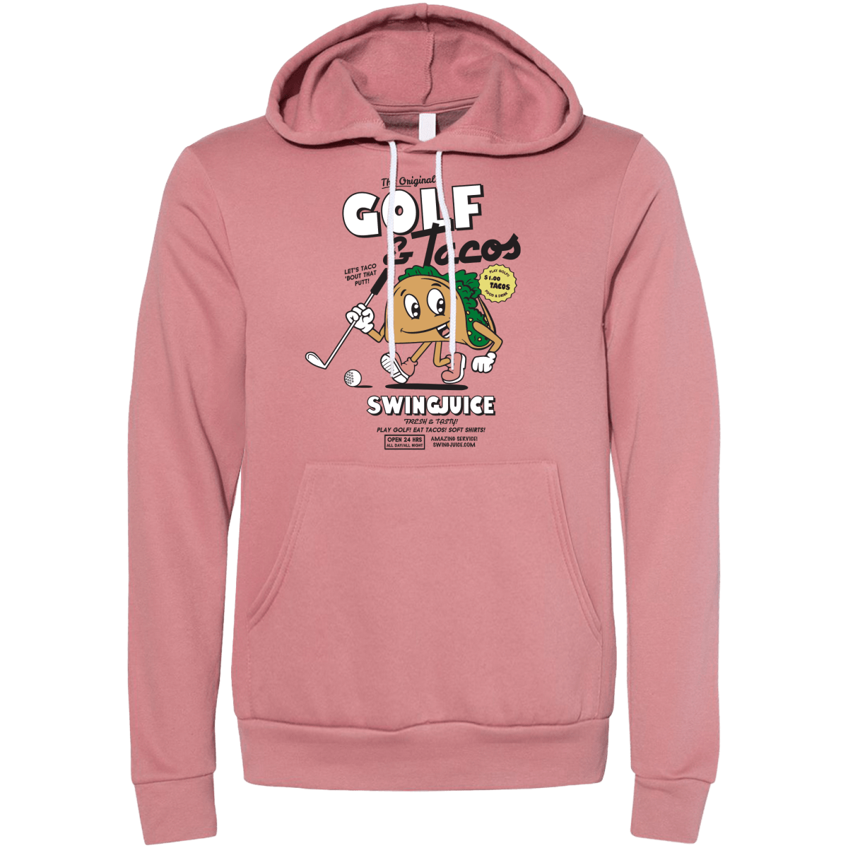Unique Personalized Golf & Tacos Hoodie Customized Gifts for Men by Groovy Guy