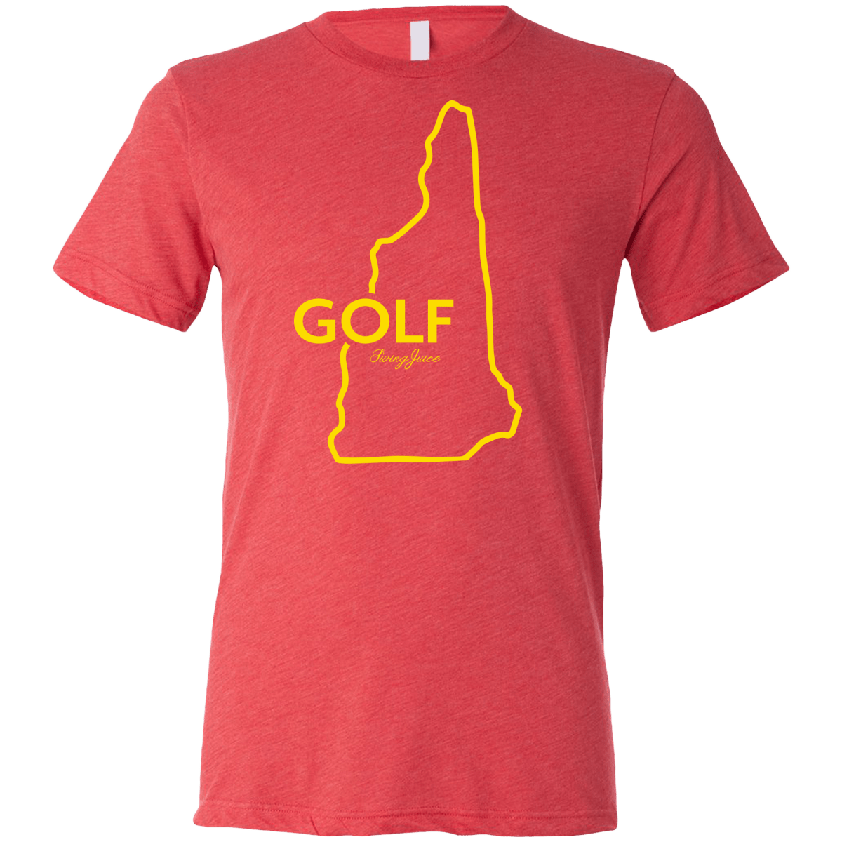 Unique Personalized New Hampshire Golf T-Shirt Customized Gifts for Men by Groovy Guy