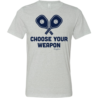 Choose Your Weapon Pickleball Shirt