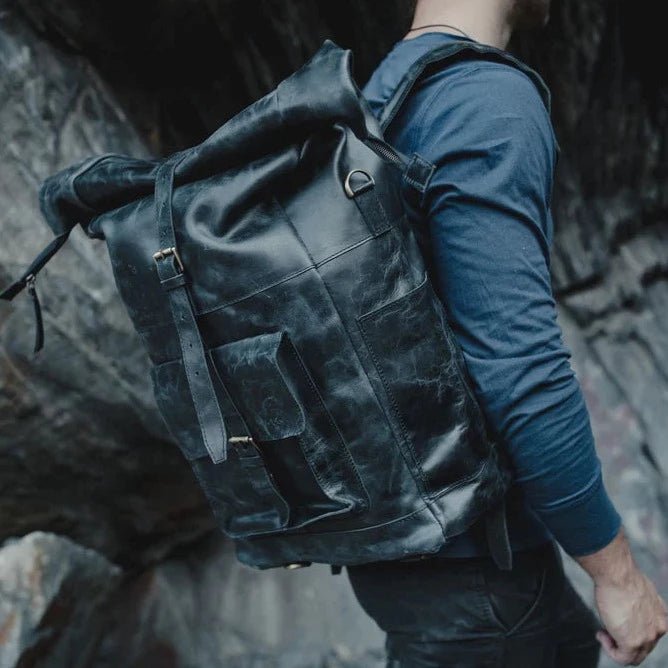 Unique Personalized Explorers Backpack Customized Duffle Bag Gifts for Men by Groovy Guy