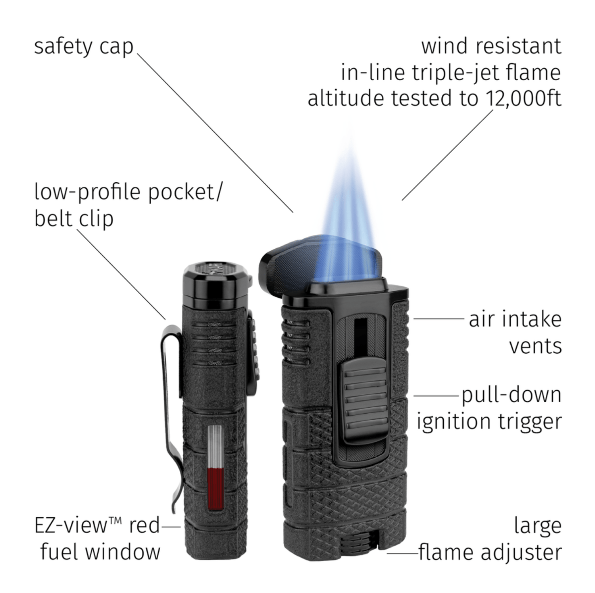 Unique Personalized Attached at the Hip Customized Lighters Gifts for Men by Groovy Guy