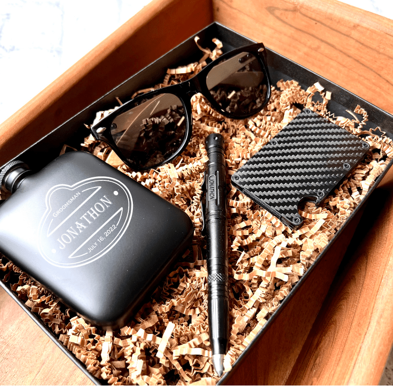 Unique Personalized Groomsmen Gear Customized Groomsmen Gifts Gifts for Men by Groovy Guy