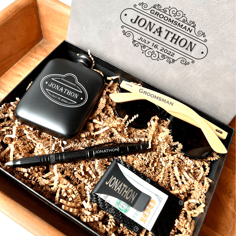 Unique Personalized Groomsmen Gear Customized Groomsmen Gifts Gifts for Men by Groovy Guy