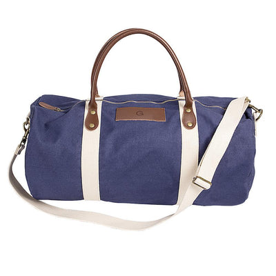 The Durable Duffel (Canvas & Leather) Navy