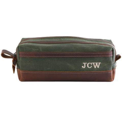 Olive Green Personalized Travel Kit
