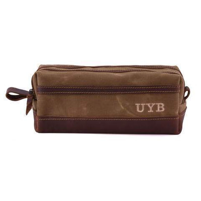 Brown Personalized Travel Kit